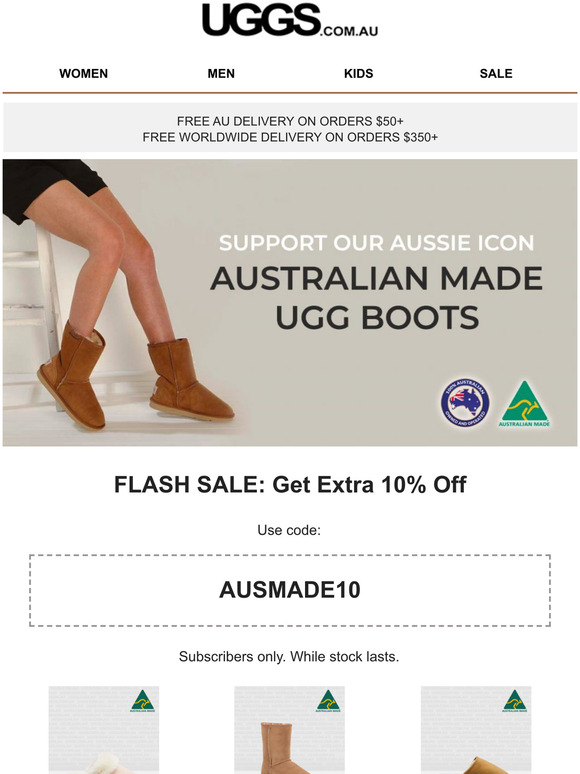 ugg flash sale