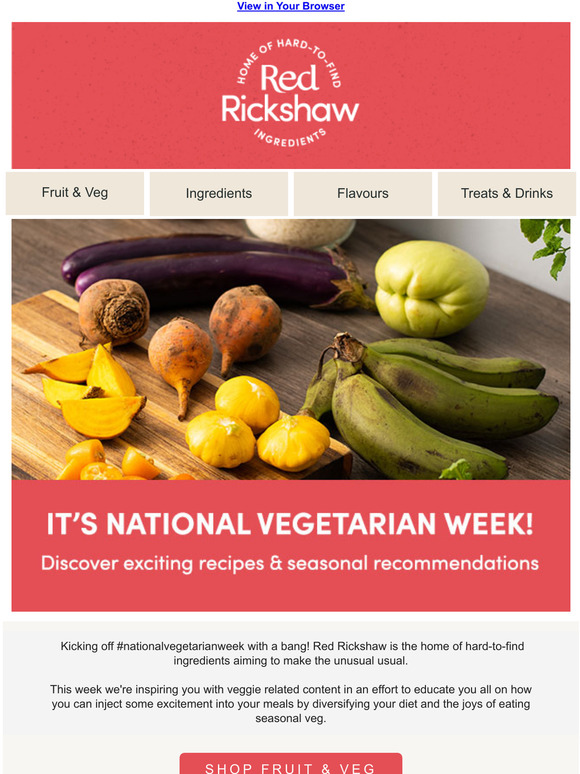 We're celebrating National Vegetarian Week!