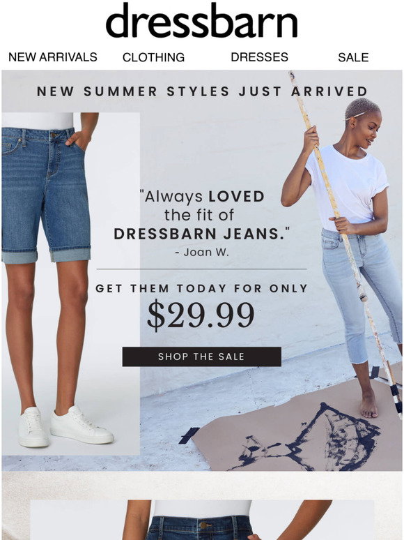 Dressbarn: Dont miss our denim SALE 