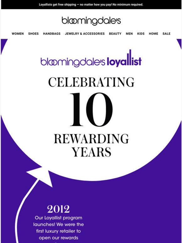 Bloomingdale's Loyallist Program and how you can earn