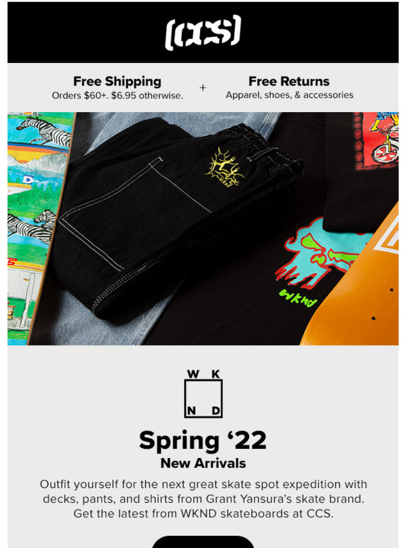 CCS Skate New WKND Every Day Milled