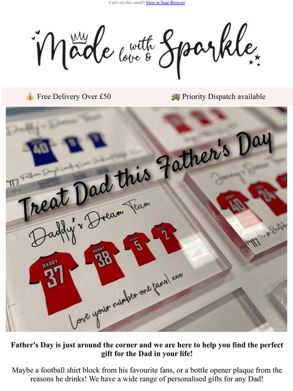  Early Bird Father's Day Discount Inside...
