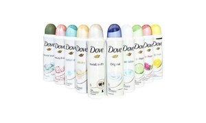 10-Pack Dove Antiperspirant Spray Deodorant For Women 150 ml 