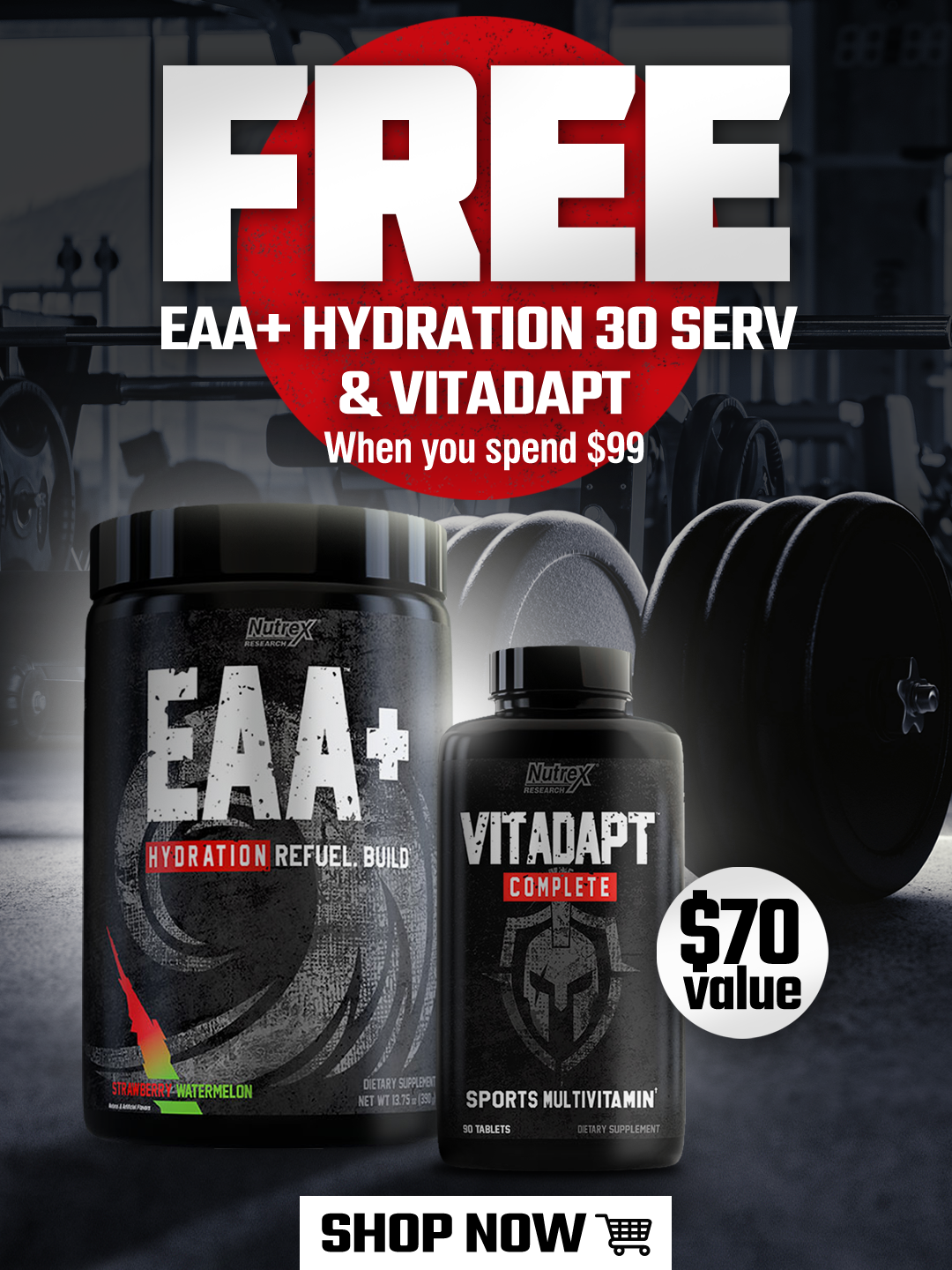 Free EAA & Vitadapt with purchase
