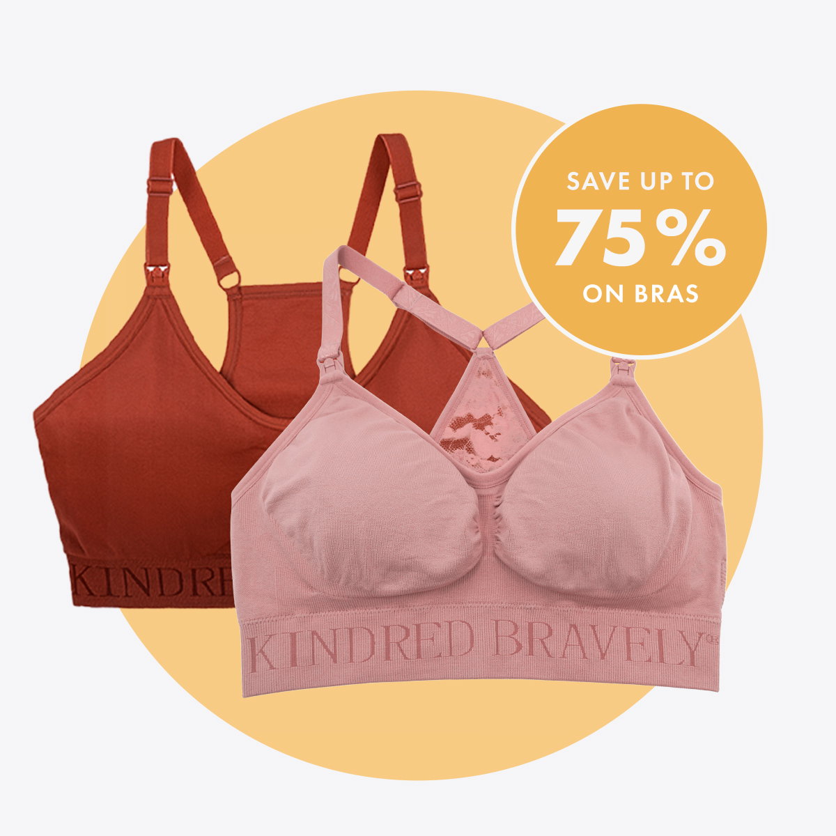 Save BIG on bras & tanks, this weekend only! - Kindred Bravely