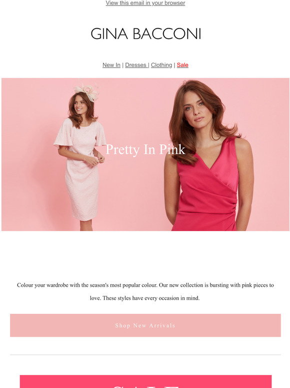 Gina Bacconi: New Season Dresses Have 