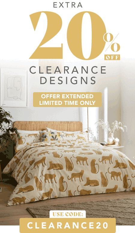 Extra 20% Off Clearance