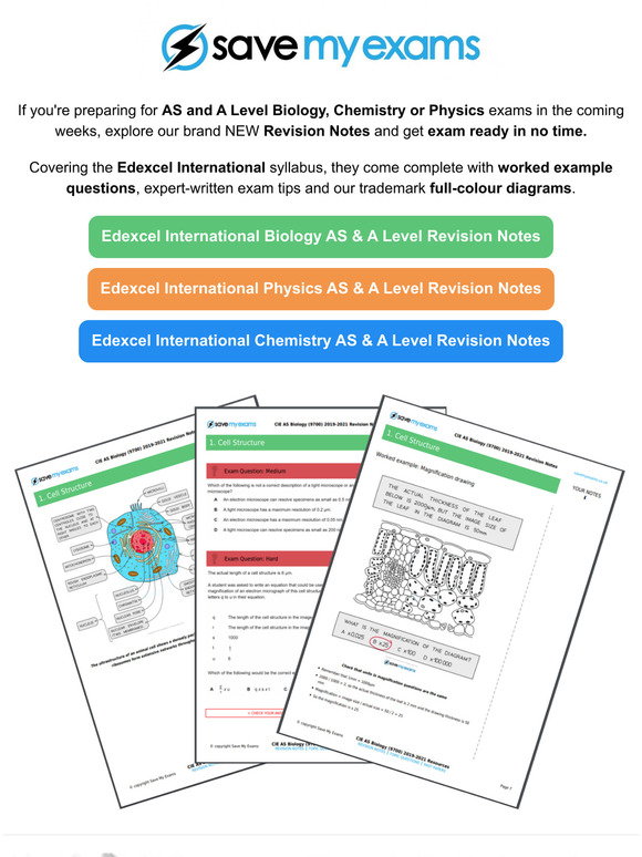 Save My Exams: NEW AS and A Level Edexcel International Revision Notes ...