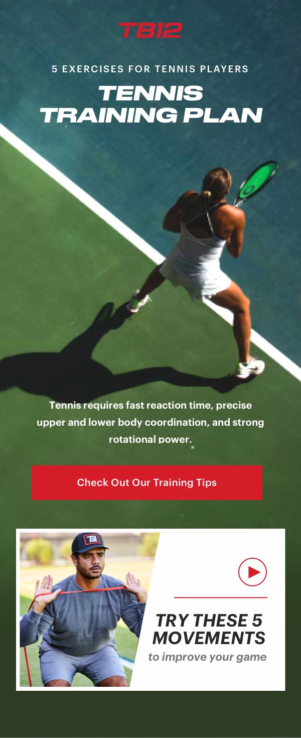 5 Exercises for Tennis Players