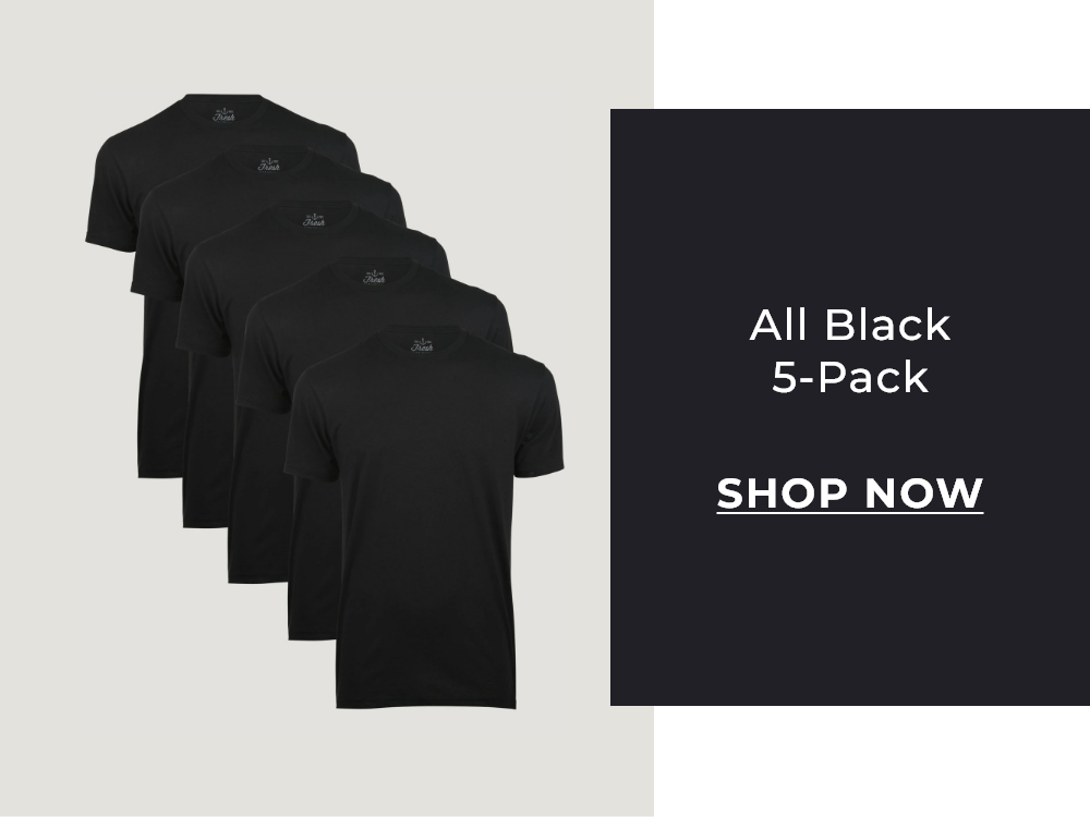 All Black 
5-Pack