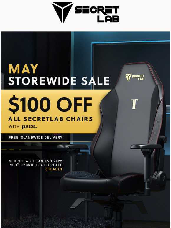 Secretlab 100 OFF ALL Secretlab chairs Milled