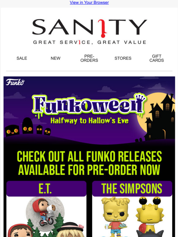 funkoween pre order