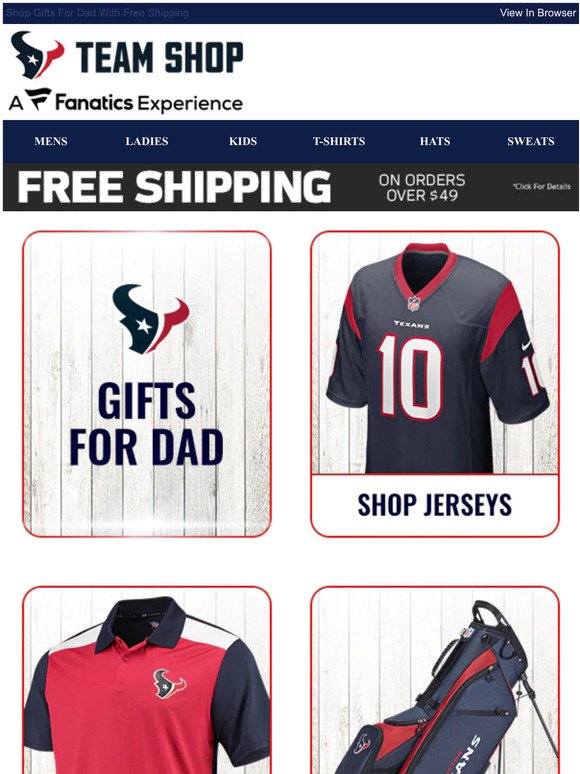 Fan Gear Favorites For Father's Day