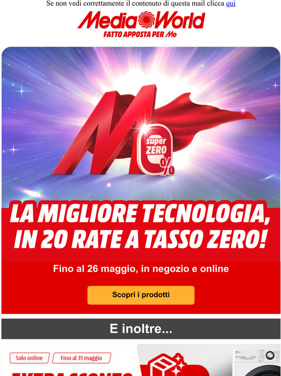 Fino al 26 maggio il tasso  Super
