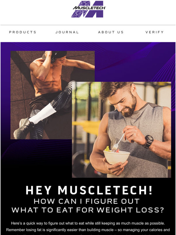 MuscleTech Innovative Sports Nutrition Products Lose Weight. Keep Muscle. Here's How Much To