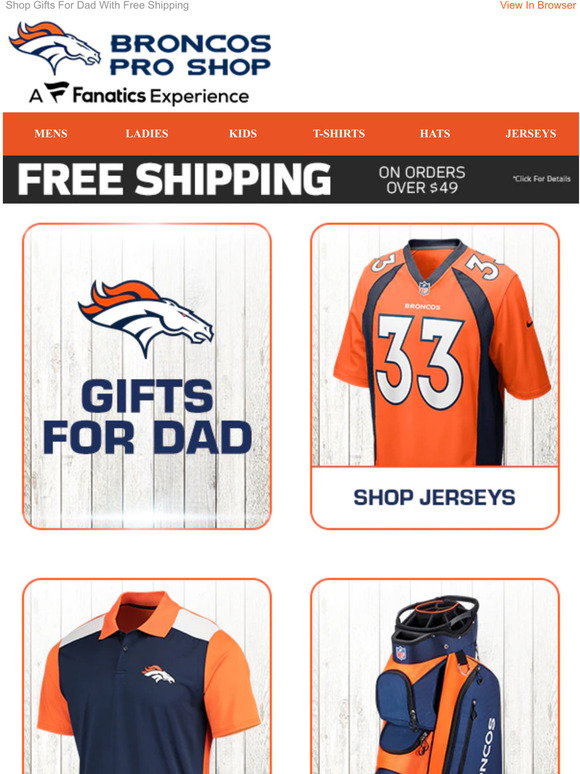 26 Denver Broncos Gifts For Dad-To Show His Mile High Pride