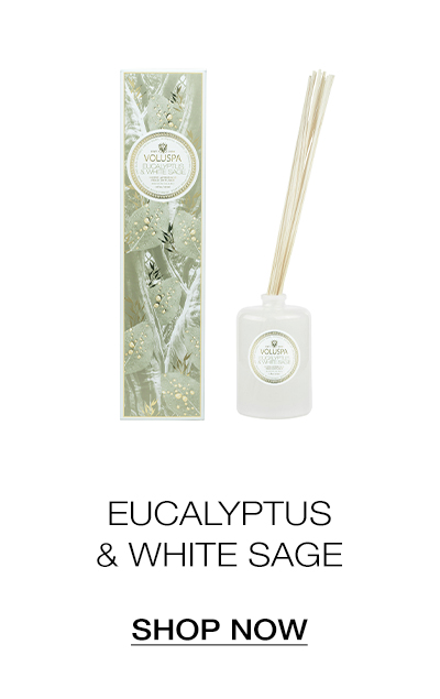 Eucalyptus & White Sage- SHOP NOW >