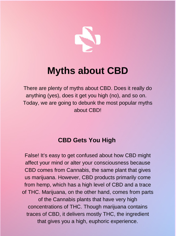 CBD Myths: Debunked
