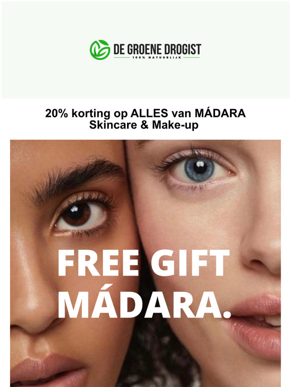 20% kortingOP ALLES van MDARA