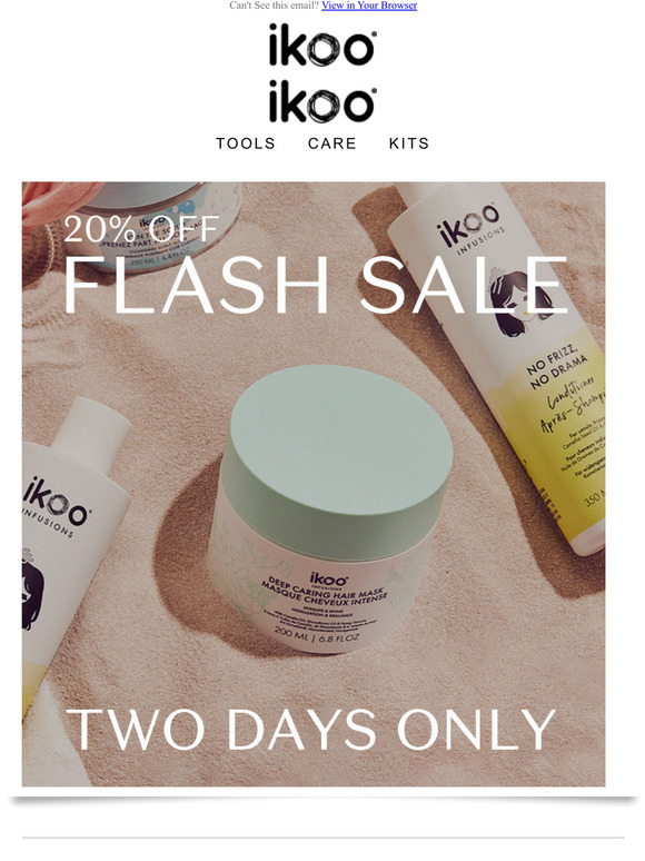 ikoo Flash Sale! - 20% off EVERYTHING