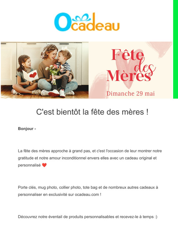 La fte des mres approche -