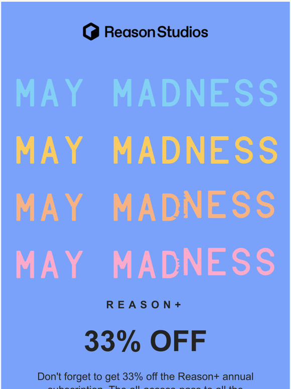 The May Madness Sale