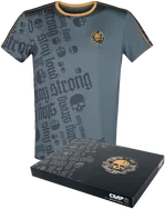 Sport T-Shirt mit Schrift und Totenkopf Print / EMP Special Collection / T-Shirt