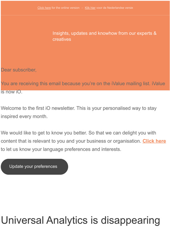 Get inspired with insights from iO