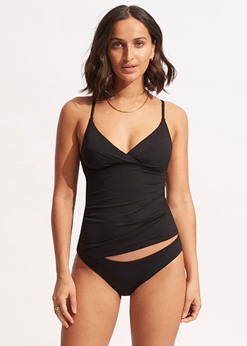 Seafolly Collective Wrap Front Singlet