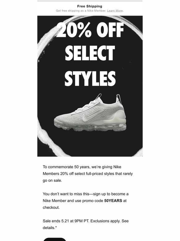 nike anniversary date