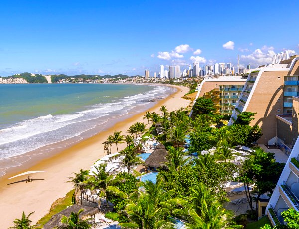 Natal, RN: Premiado Resort 5* à beira da Praia da Via Costeira
