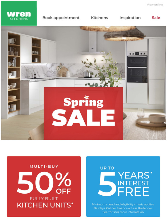 Spring Sale Offers Now On