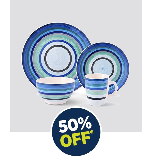 50% ALL Full Priced Homewares by Tefal, Scanpan, Bergner, Thermos, Joseph Joseph, Soren & Raco *Excludes Electrical 