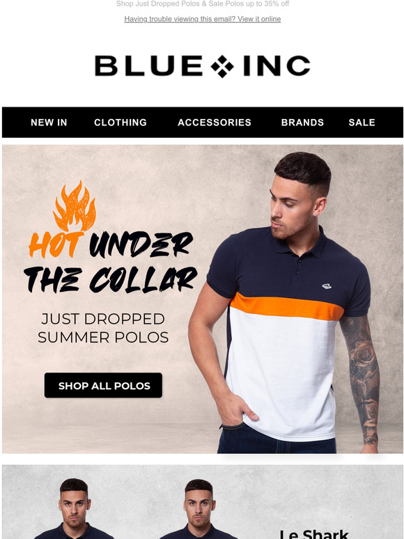 HOT  Under the Collar:  Summer Polos
