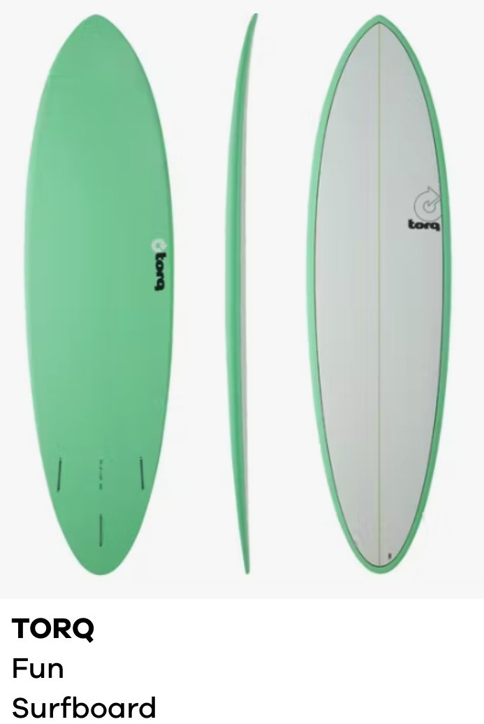 Torq Fun Surfboard Seagreen