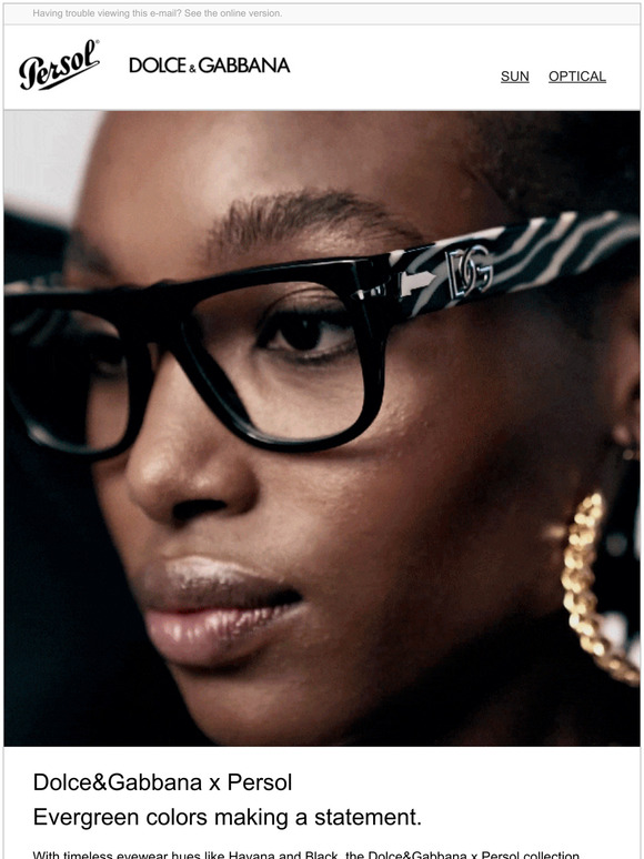 Persol Dolce&Gabbana x Persol Explore classic colorways Milled