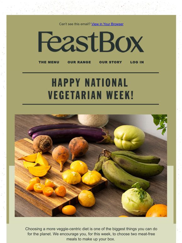 It's National Vegetarian Week! 