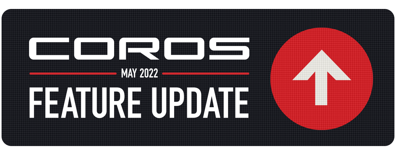 COROS May firmware is now available. 