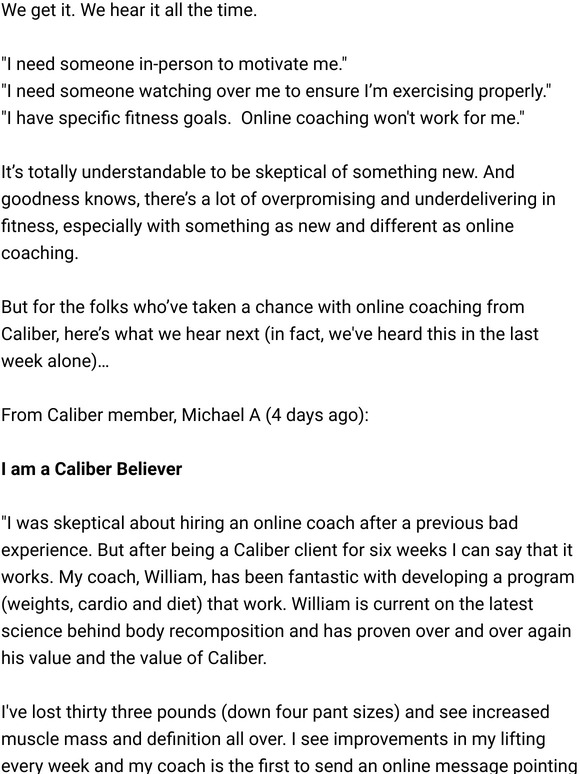 Skeptical of hiring on online personal trainer?