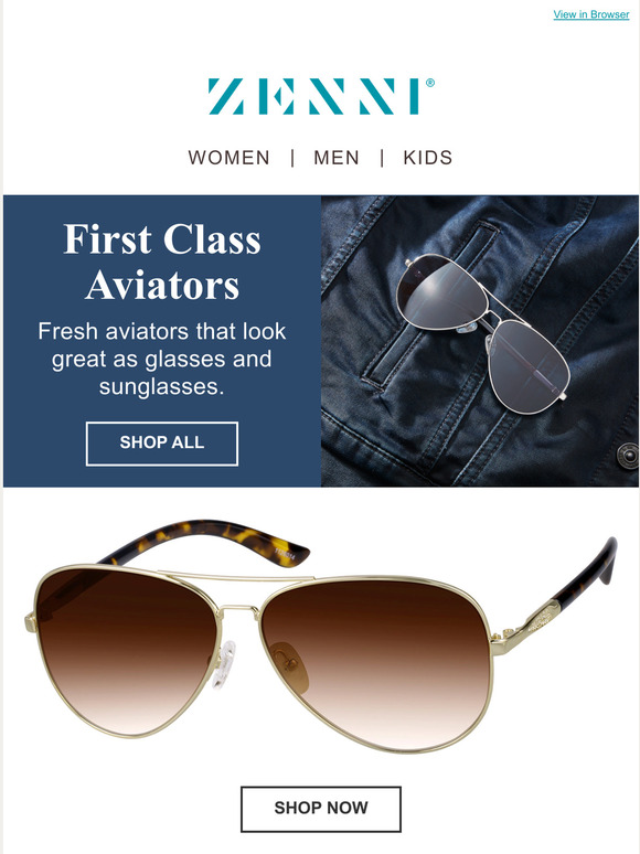 Zenni Feel the NeedThe Need for Aviators! Milled