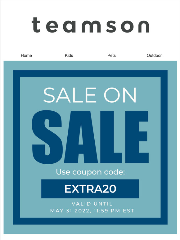 20% Off Sale on Sale!