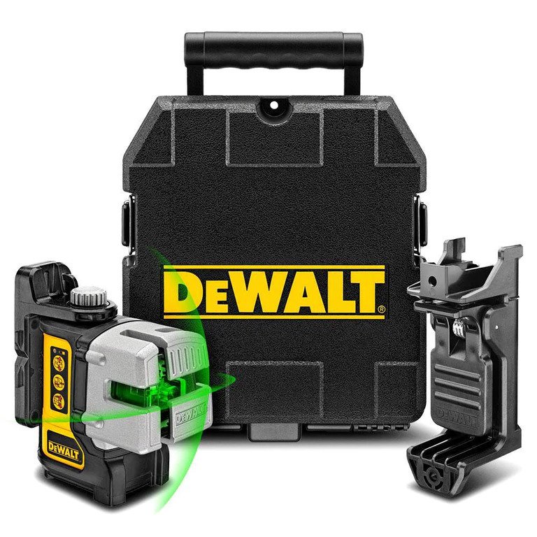 DeWALT DW089CG zelfnivellerende Multilijnlaser 3 groene stralen - in koffer