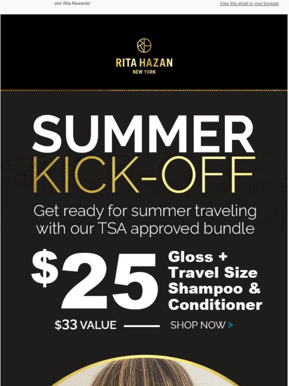 Kick Off Summer w/ 25% Off Travel Size Bundle