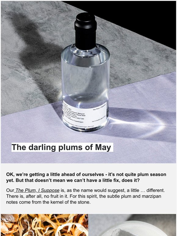 The darling plums of May