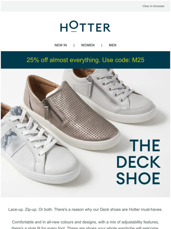 hotter deck shoes