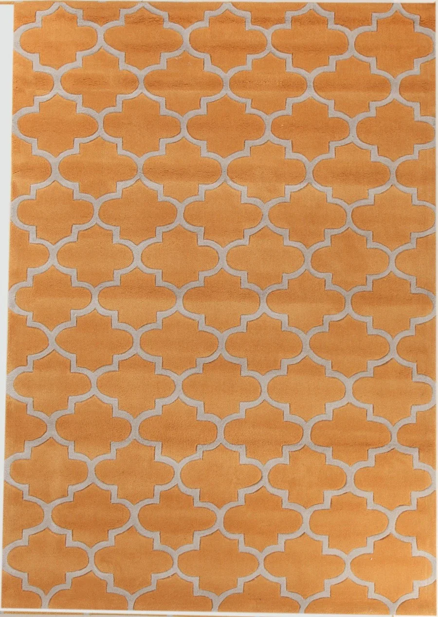 Image of Lattice Orange Rug