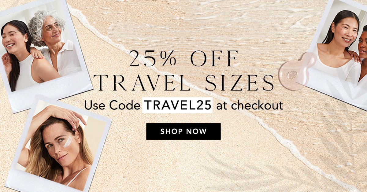 25% Off Travel Sizes