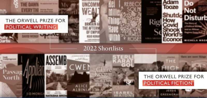 Orwell Prize shortlist 2022