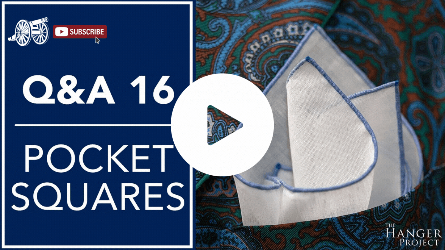 Kirby Allison's Hanger Project Luxurious French Pocket Squares To