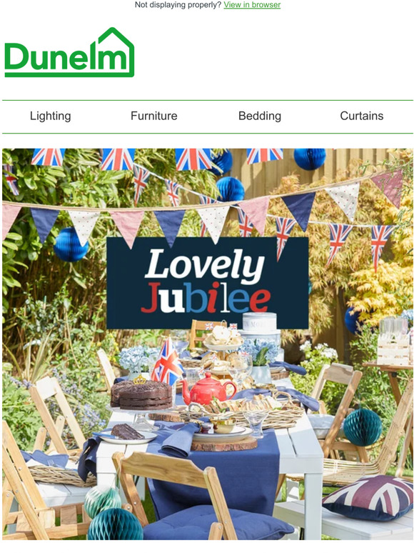 Everything you need for a lovely Jubilee Milled